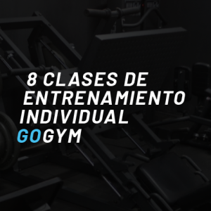 8 CLASES PERSONAL TRAINING - INDIVIDUAL
